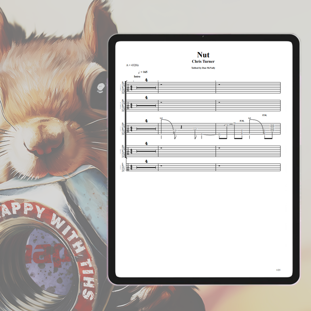 'Nut' - Guitar & Bass Tab