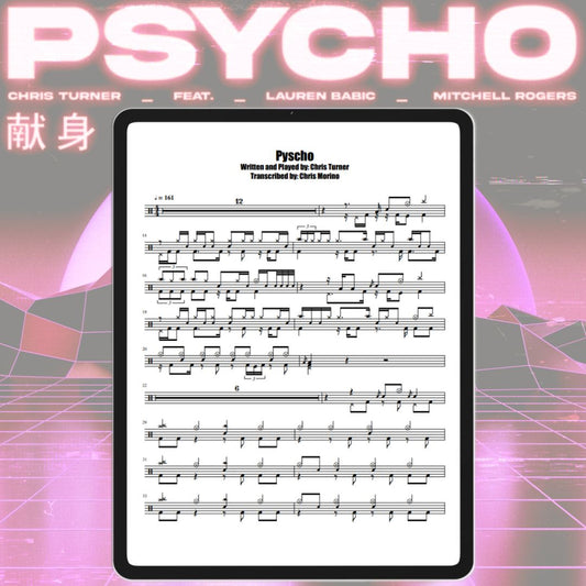 'Psycho' - Drum Transcription